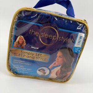The Sleep Styler Mini Absorbent Heat Free Rollers For Short Fine Hair‎ Blue